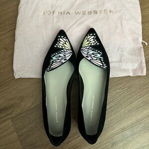 Sophia Webster "Bibi Butterfly" Pointed-Toe Flats size 37